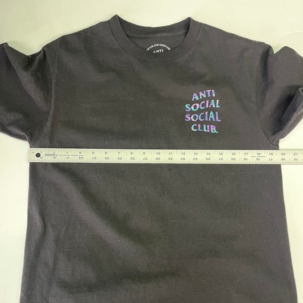 Anti Social Social Club Kiss The Wall Palm Logo T-Shirt Mens Streetwear Tee SZ M - Picture 10 of 12
